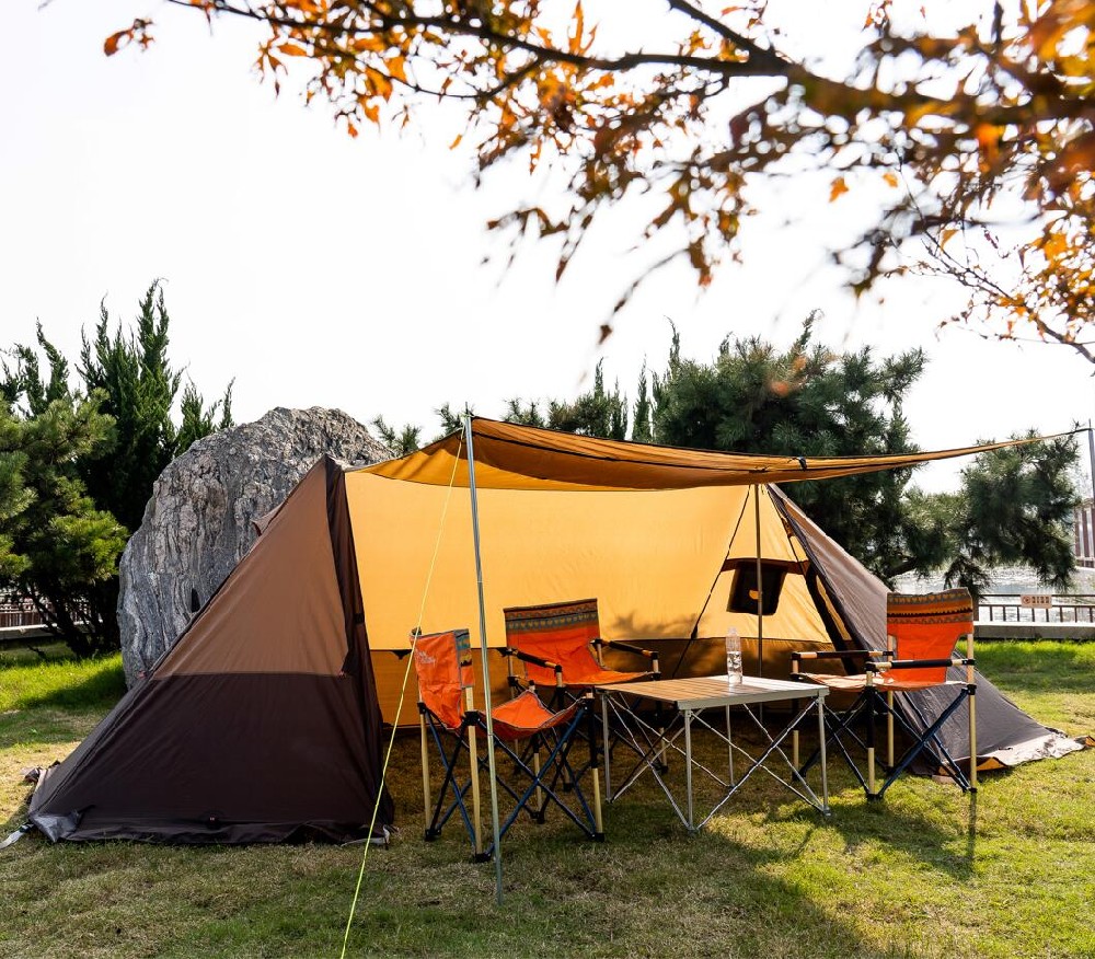 SL-CT-1135/TARP TENT Outdoor Awning Camping Tarp Tent Poles Sun Shelter