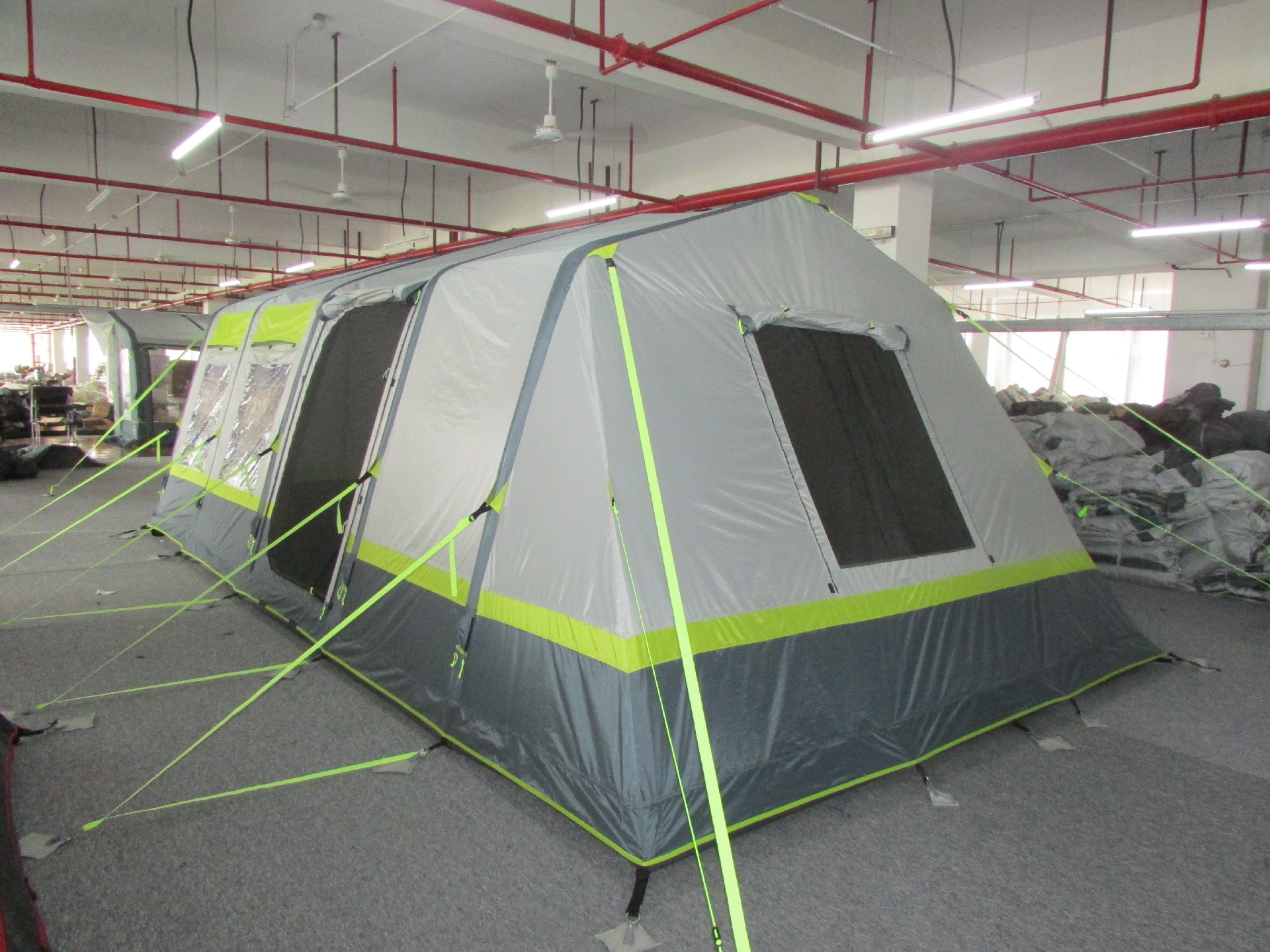 Inflatable awning tent big family air tent